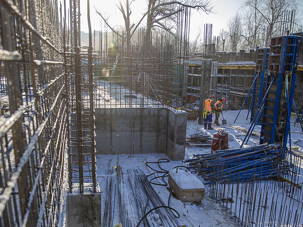 Строительство новой поликлиники в Голицыно выполнено на 15% Строительство новой поликлиники в Голицыно выполнено на 15%